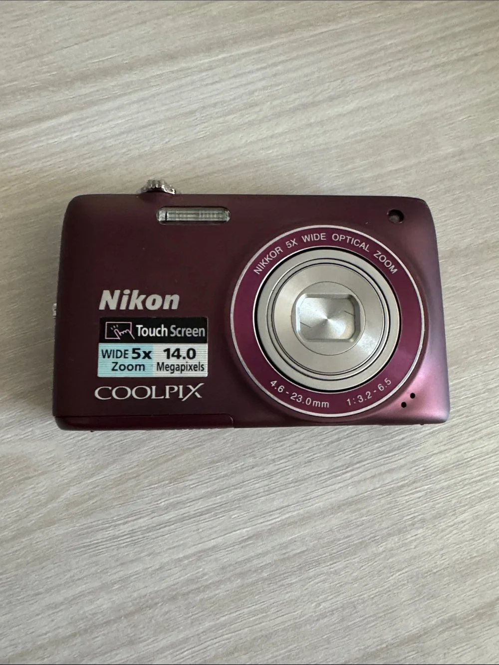 Nikon COOLPIX Compact Digital Camera - Maroon